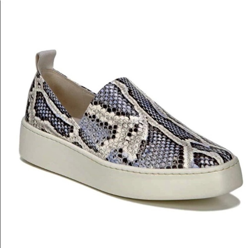 NIB Vince Saxon 2 Slip-On Mottled Cloud Snake Shoe